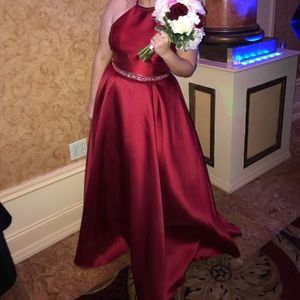 Red prom dress
